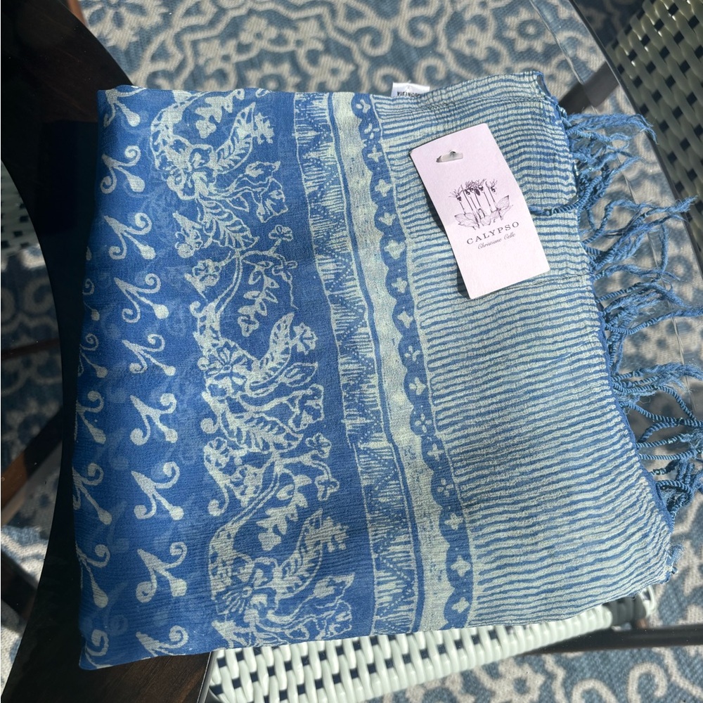 Calypso BNWT 100% Silk Chiffon Sarong